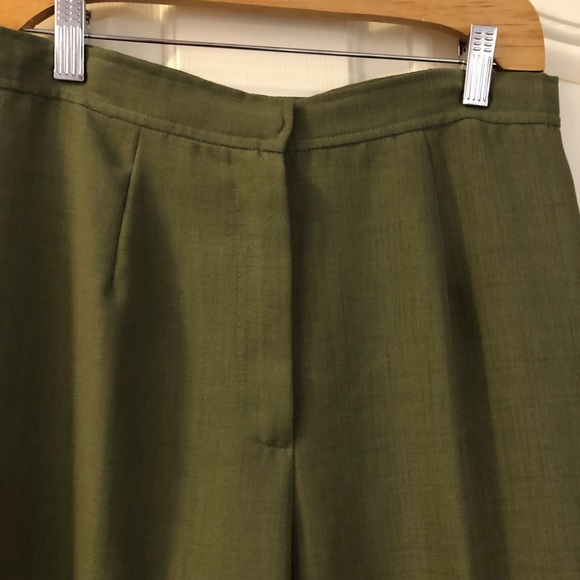 💫Vintage💫 JESSICA Petites Pants, Green, Size 8P - Picture 2 of 7